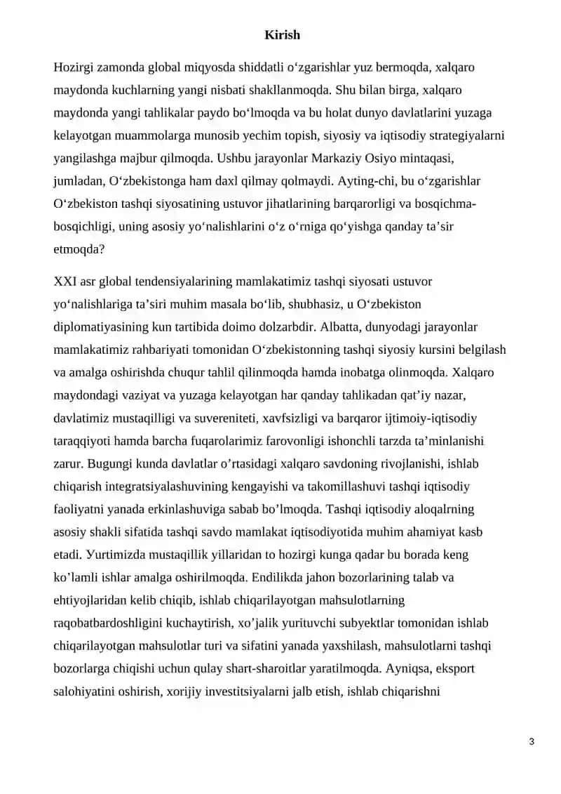 Tashqi Savdo Geografiyasi 3