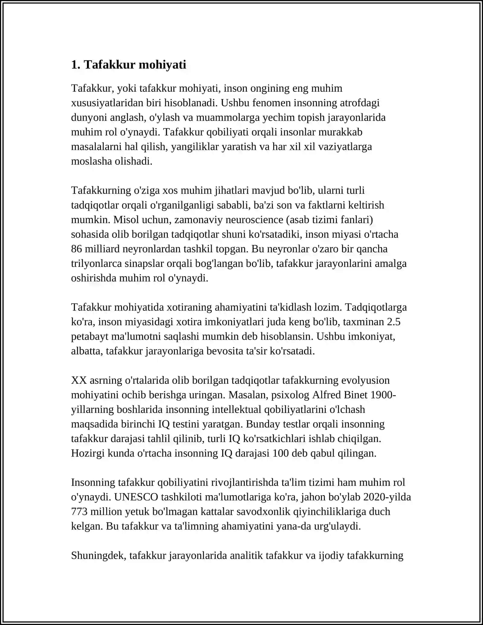 TAFAKKUR HAQIDA 3