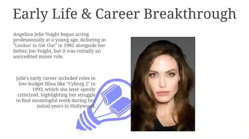 Angelina Jolie. Her Appearance, character and life 3