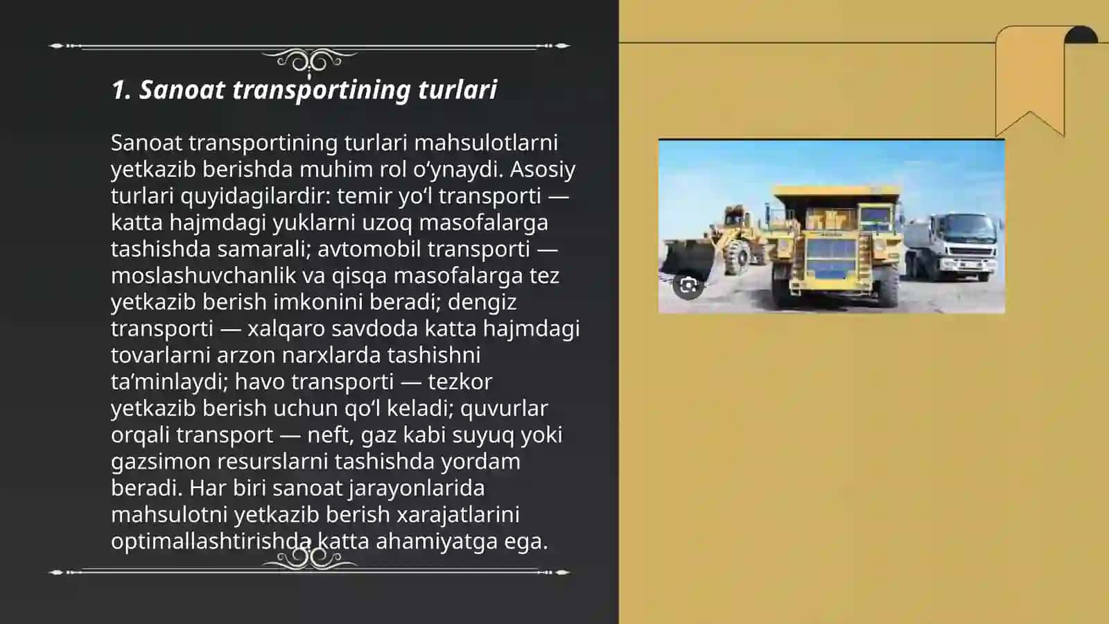 Sanoat transporti 3
