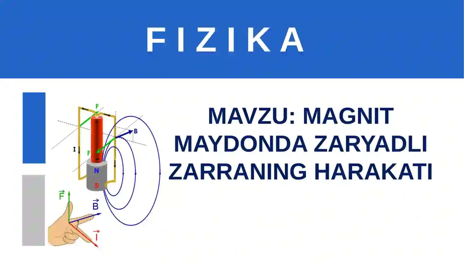MAGNIT MAYDONDA ZARYADLI ZARRANING HARAKATI 3