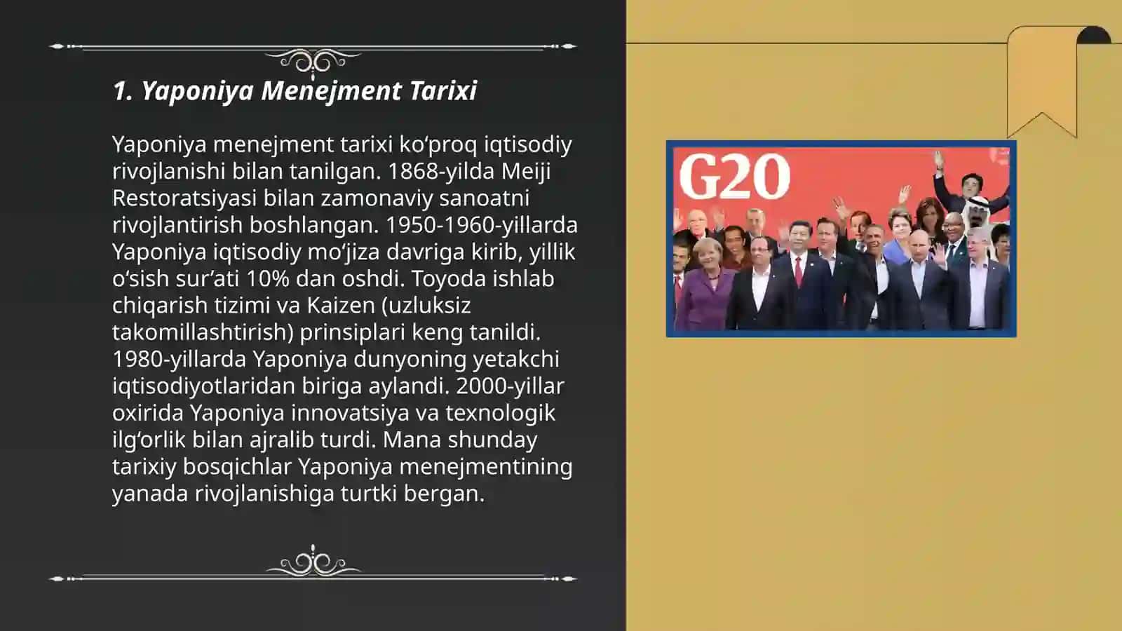 Yaponiya Menejment Tarixi 3