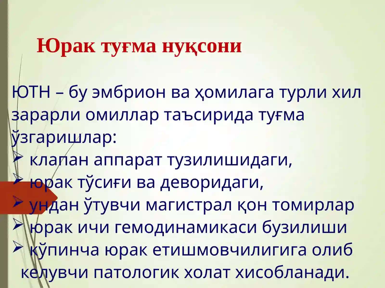 Болаларда юрак туғма нуқсонлари 3
