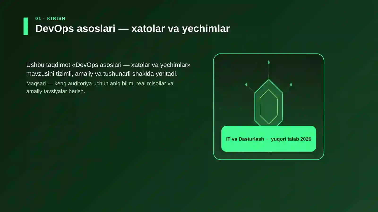 DevOps asoslari — xatolar va yechimlar 3