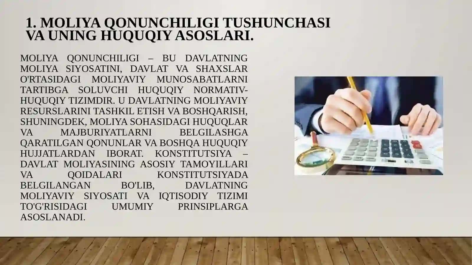 Moliya qonunchiligi va moliya xuquqi 3