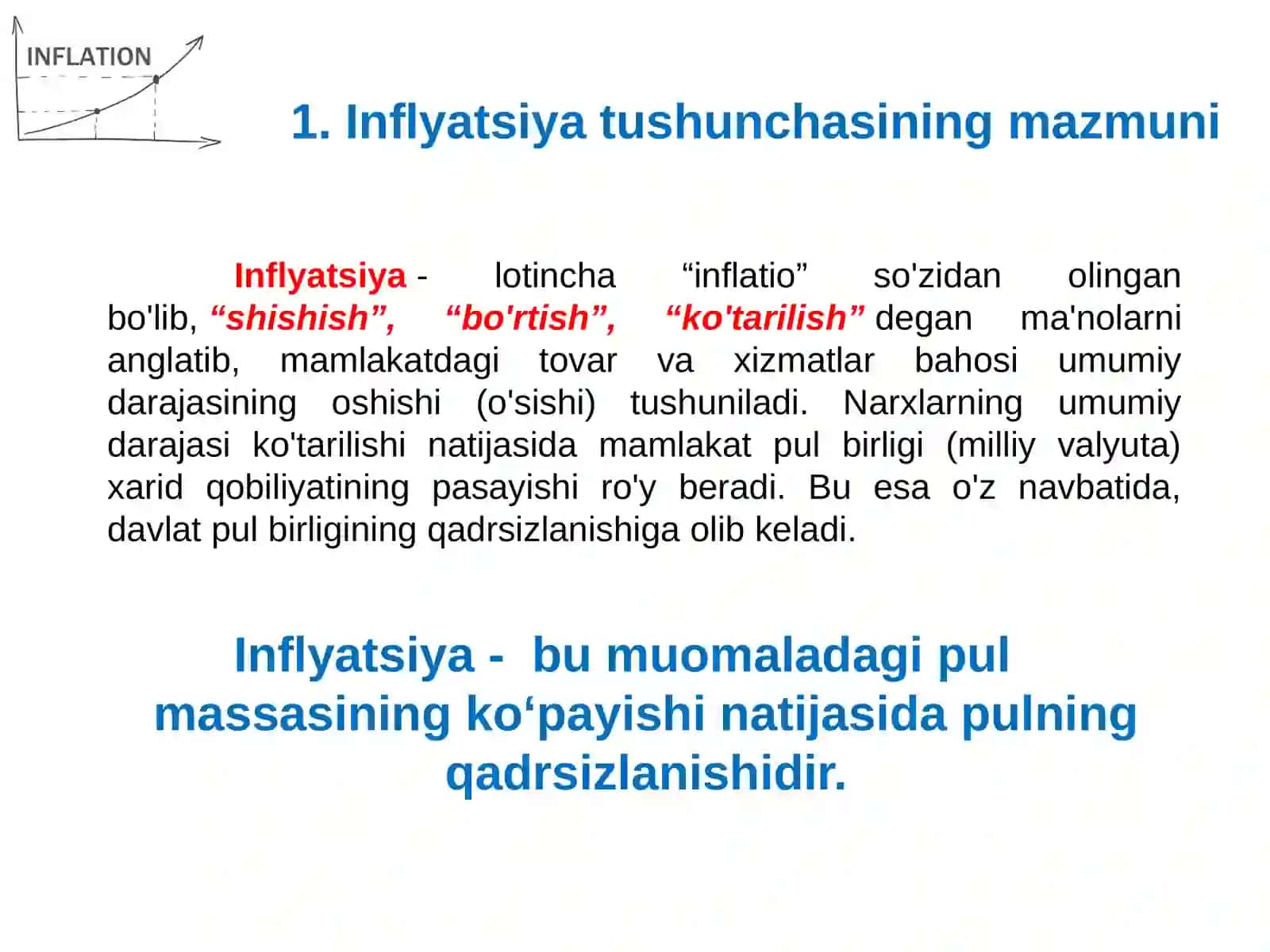 Inflyatsiya va unga qarshi kurashish yo‘llari 3
