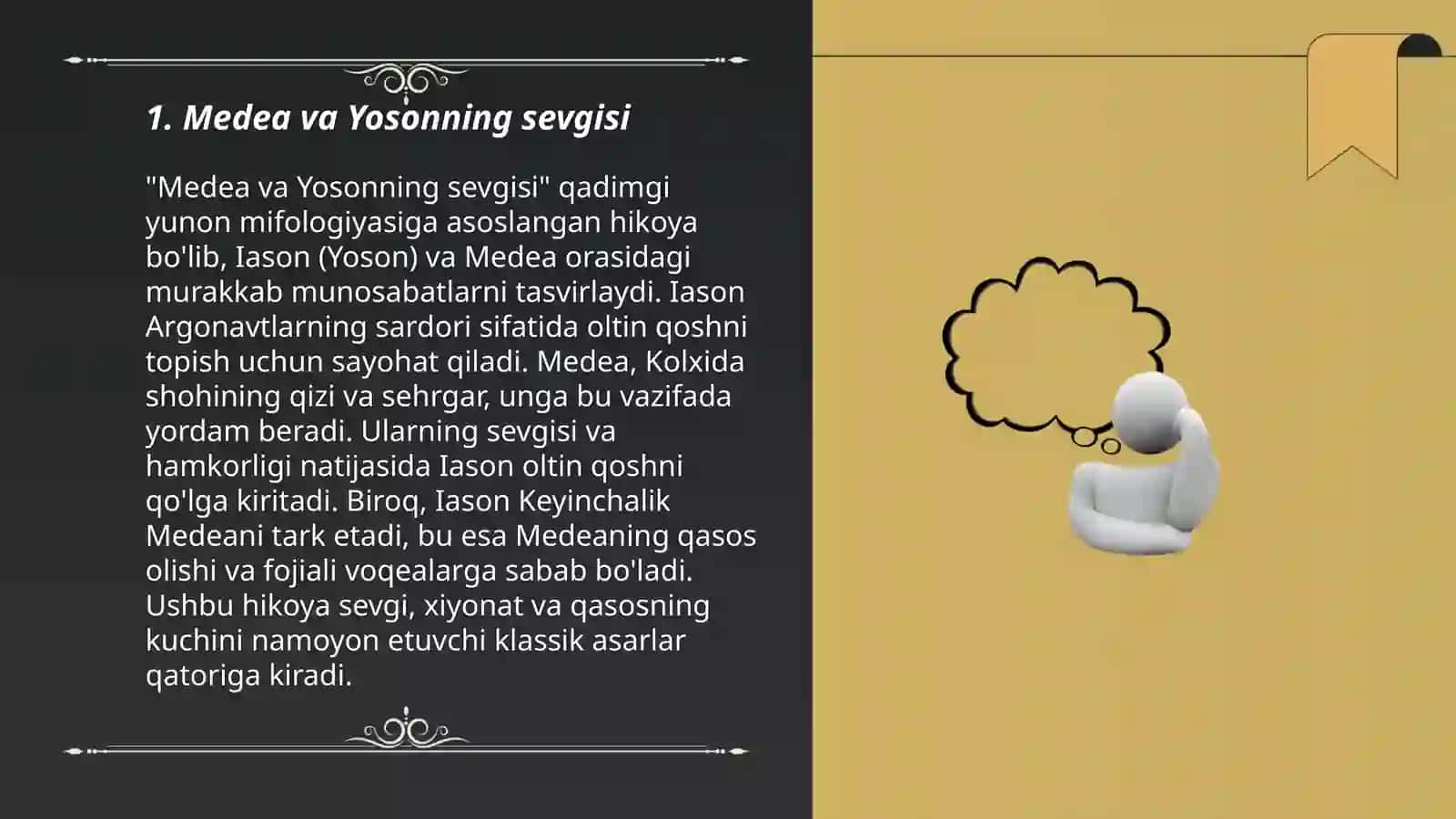 Medea va Yosonning sevgisi 3