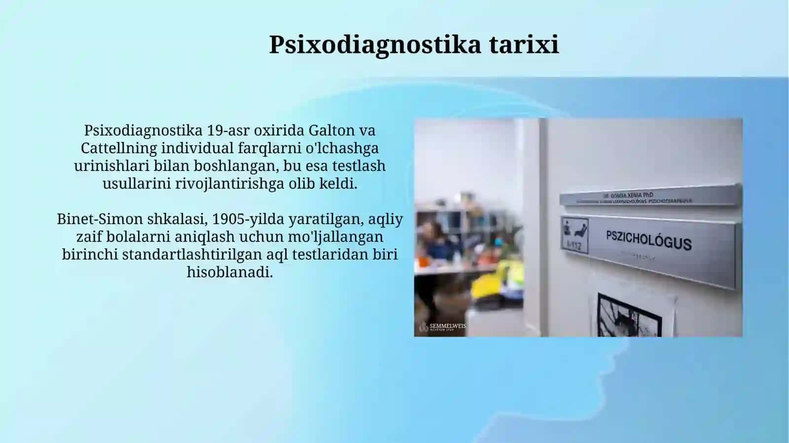Psixodiagnostika tarixi 3