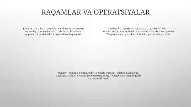 Matematik Tushunchalar 3