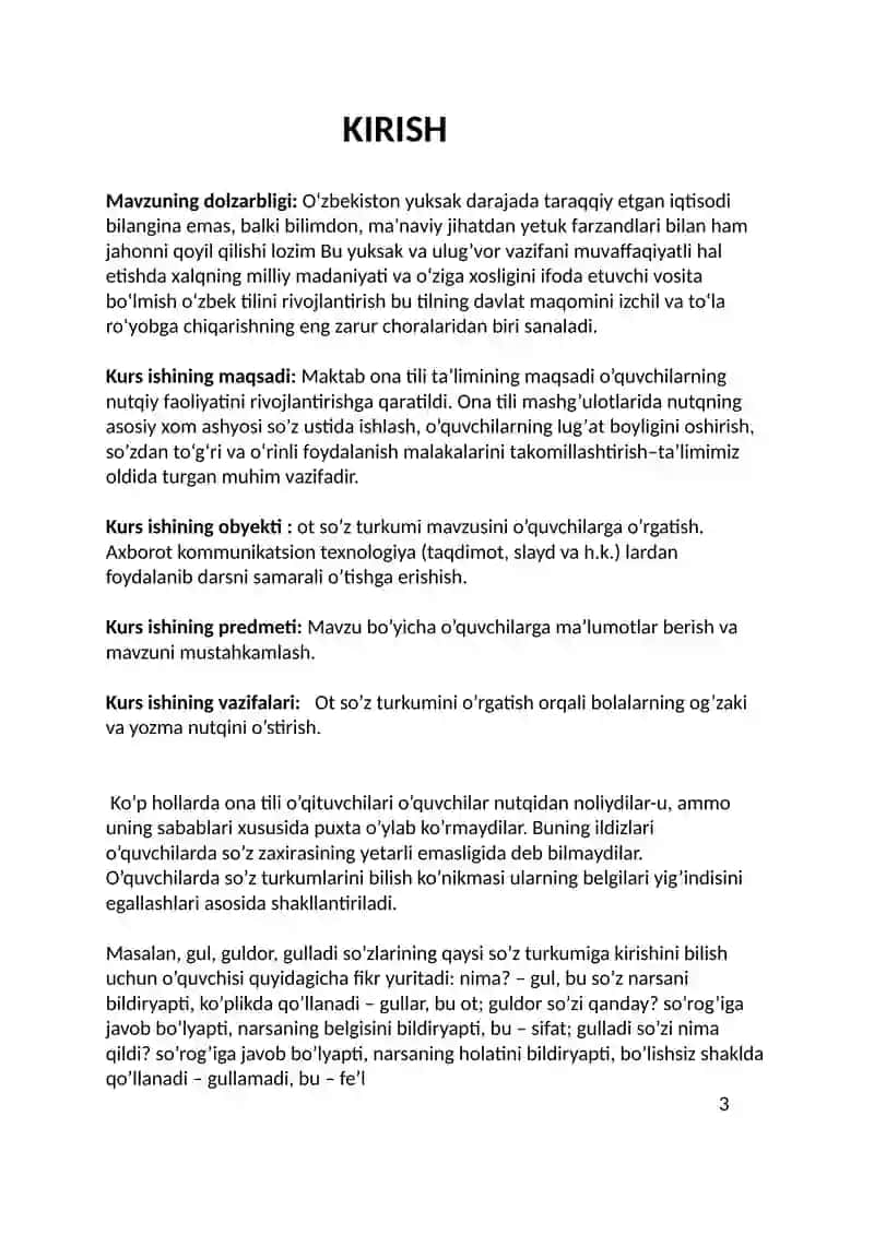Boshlang’ich sinflarda “ot”  mavzusini o’rgatish metodikasi 3