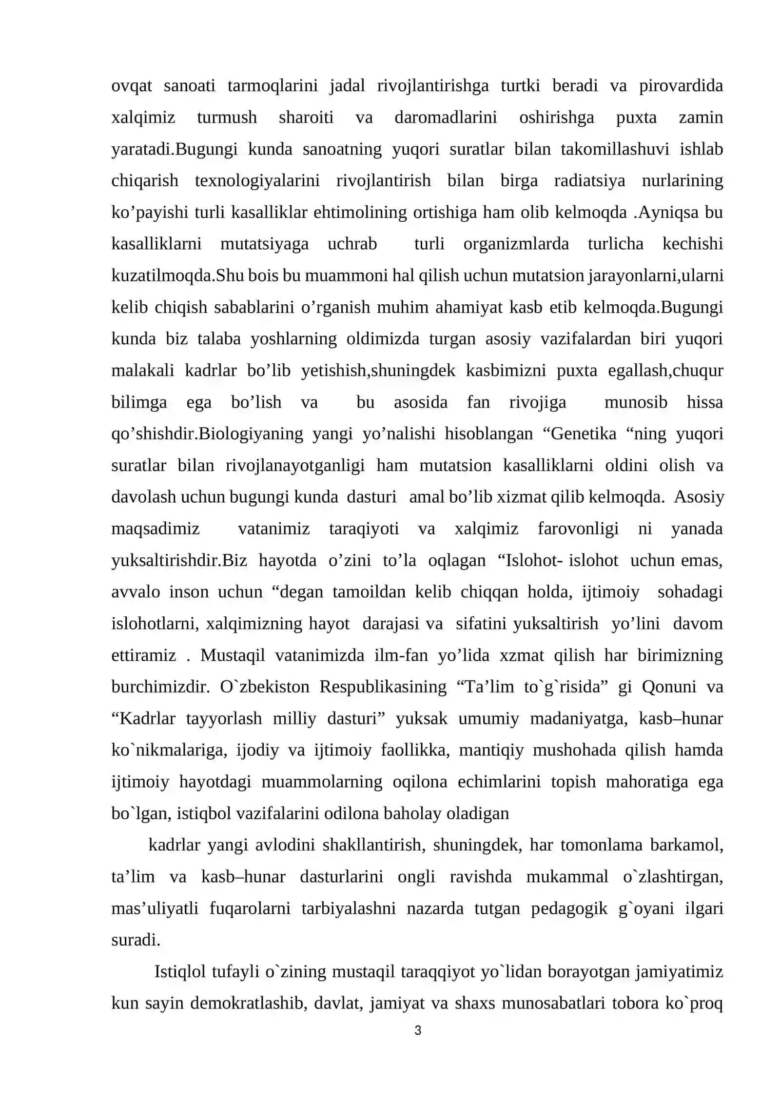 MUTATSIYALAR VA DNK REPARATSIYASINING MOLEKULYAR MEXANIZMI 3