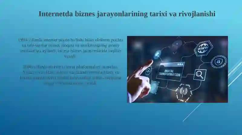 Internetda biznes jarayonlarinirivojlanishi 3