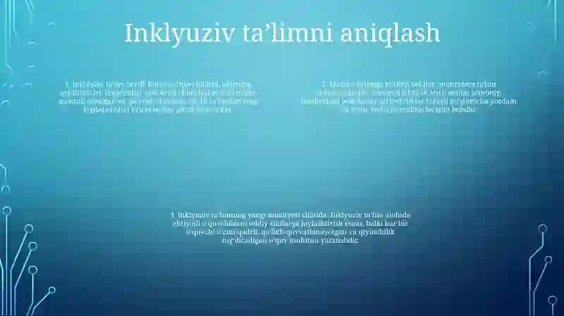 Inklýuziv Talim 3