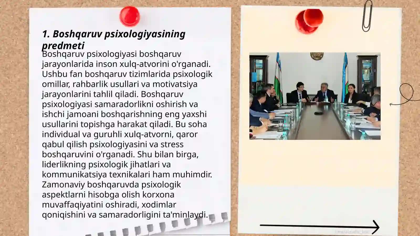 Boshqaruv psixologiyasi fanining predmeti, maqsadi va vazifalar 3