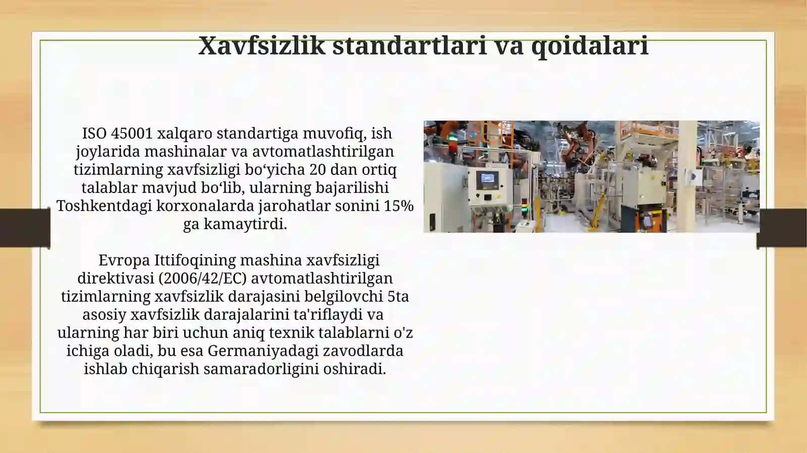 Avtomatlashtirish va ishchilarxavfsizligi 3