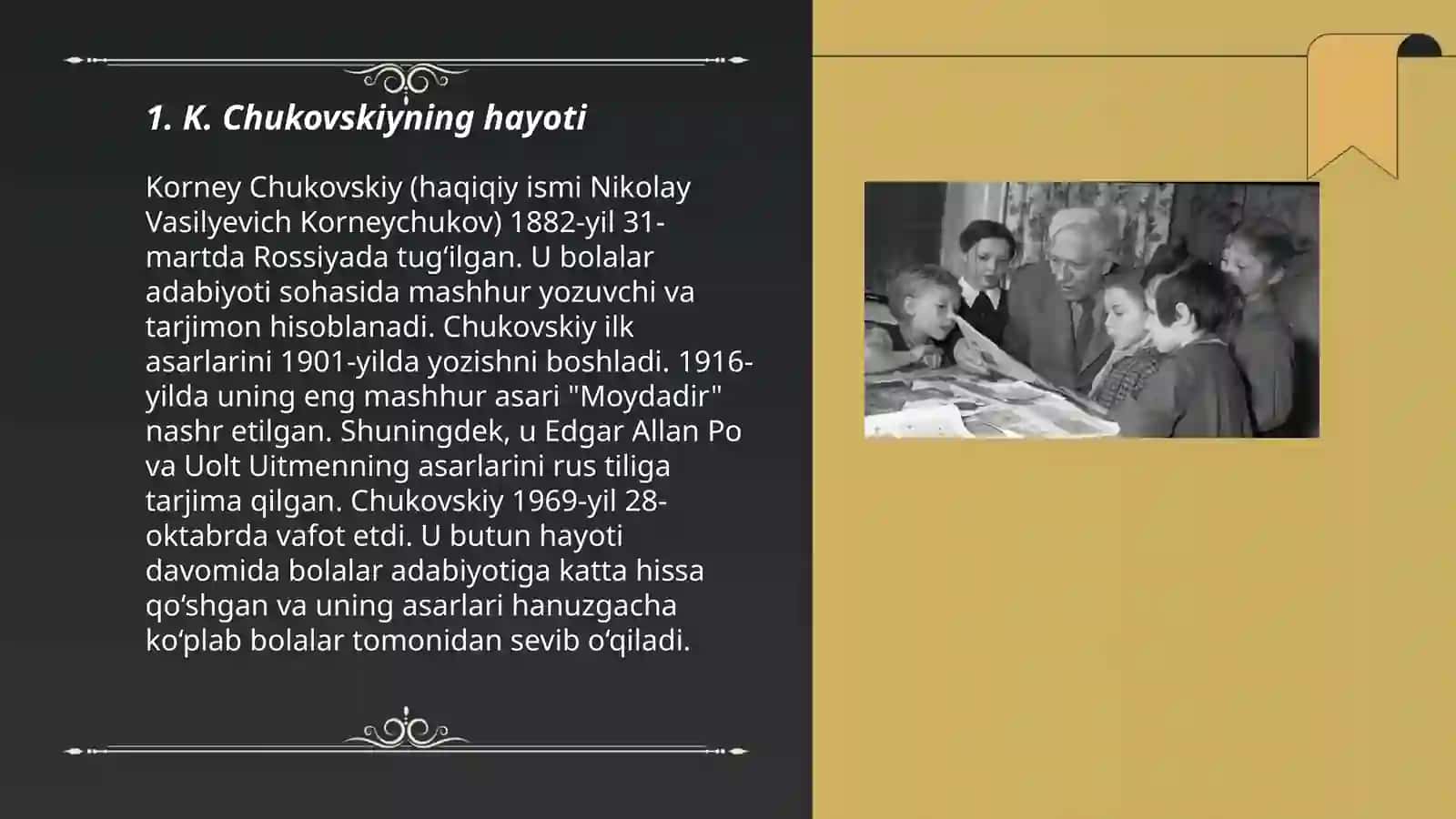 K. Chukovskiyning Hayoti 3