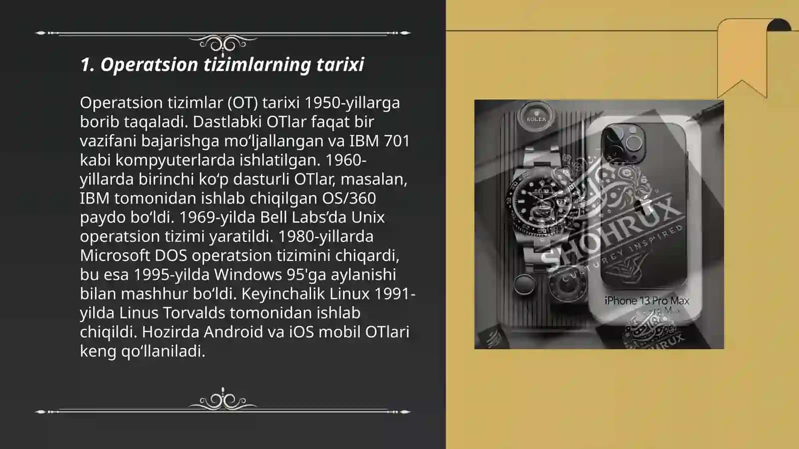 Operatsion tizimlar 3