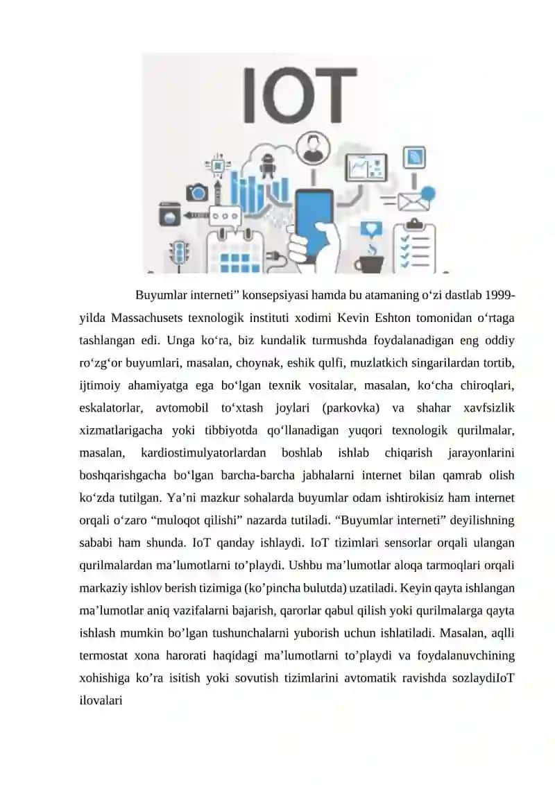 Buyumlar interneti (IoT) 3