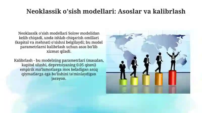 Neoklassik o'sish modellari: Asoslar va kalibrlash 3