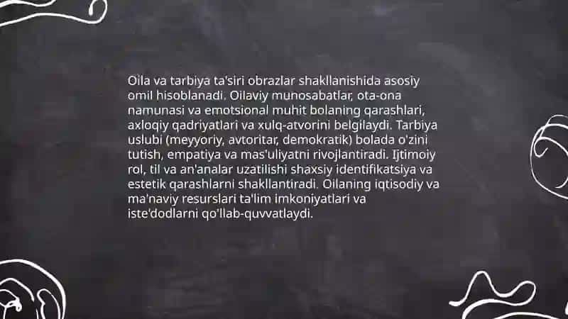 Oila va tarbiya ta'siri 3