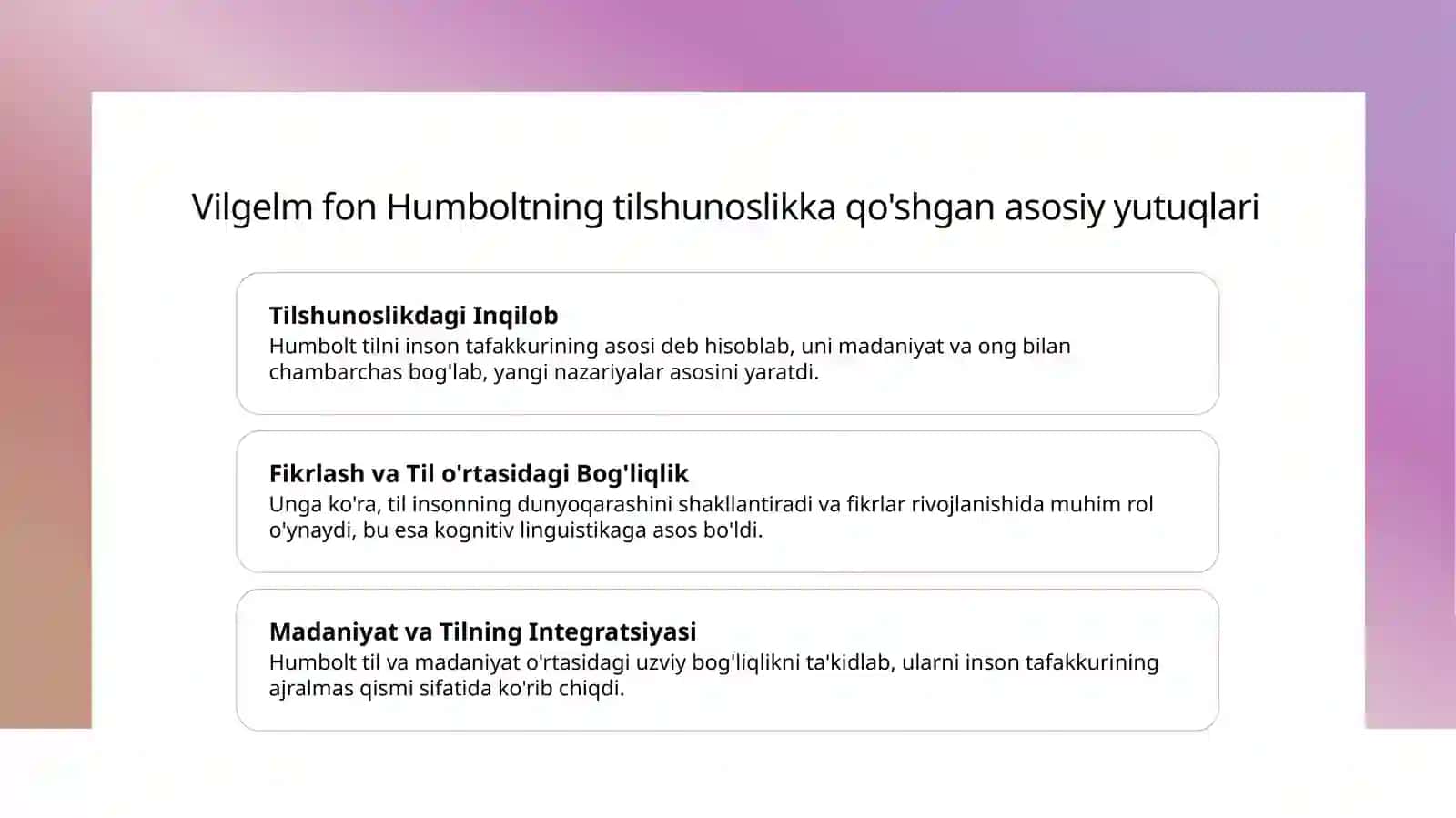 Gumbolt va umumiy tilshunoslik 3