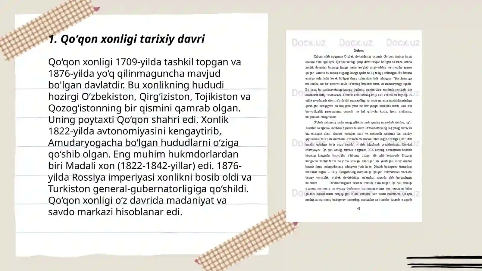 Qoʻqon xonligida mansab va unvonlar 3
