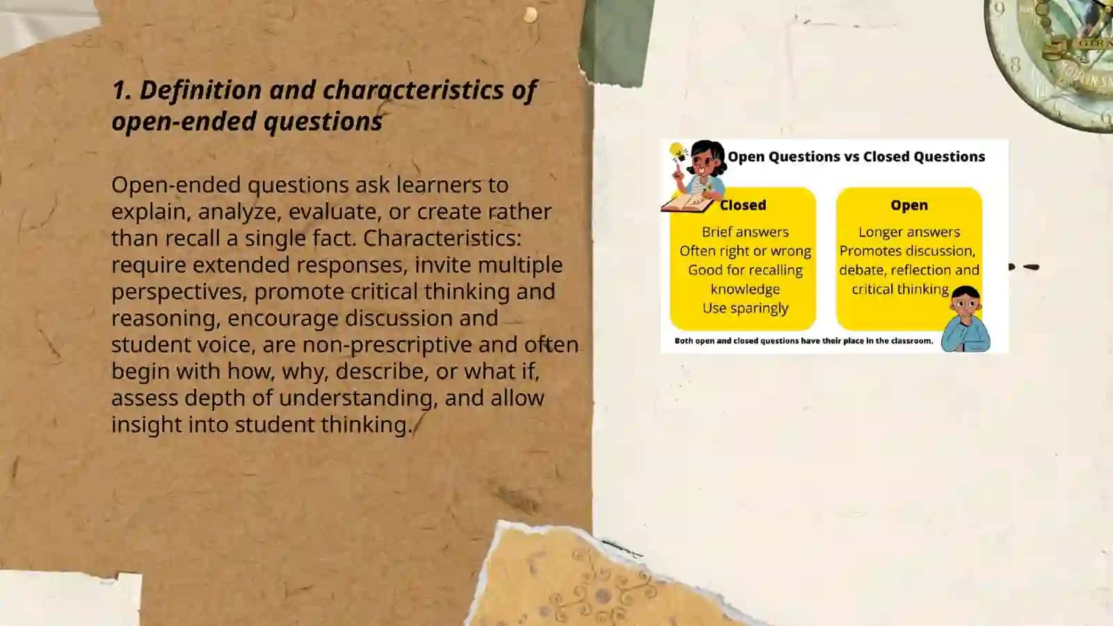 Definition and characteristics of open-ended questions 3
