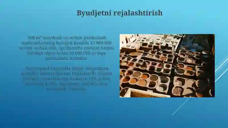 Tolali materiallarini pardozlashga tayyorlash 3