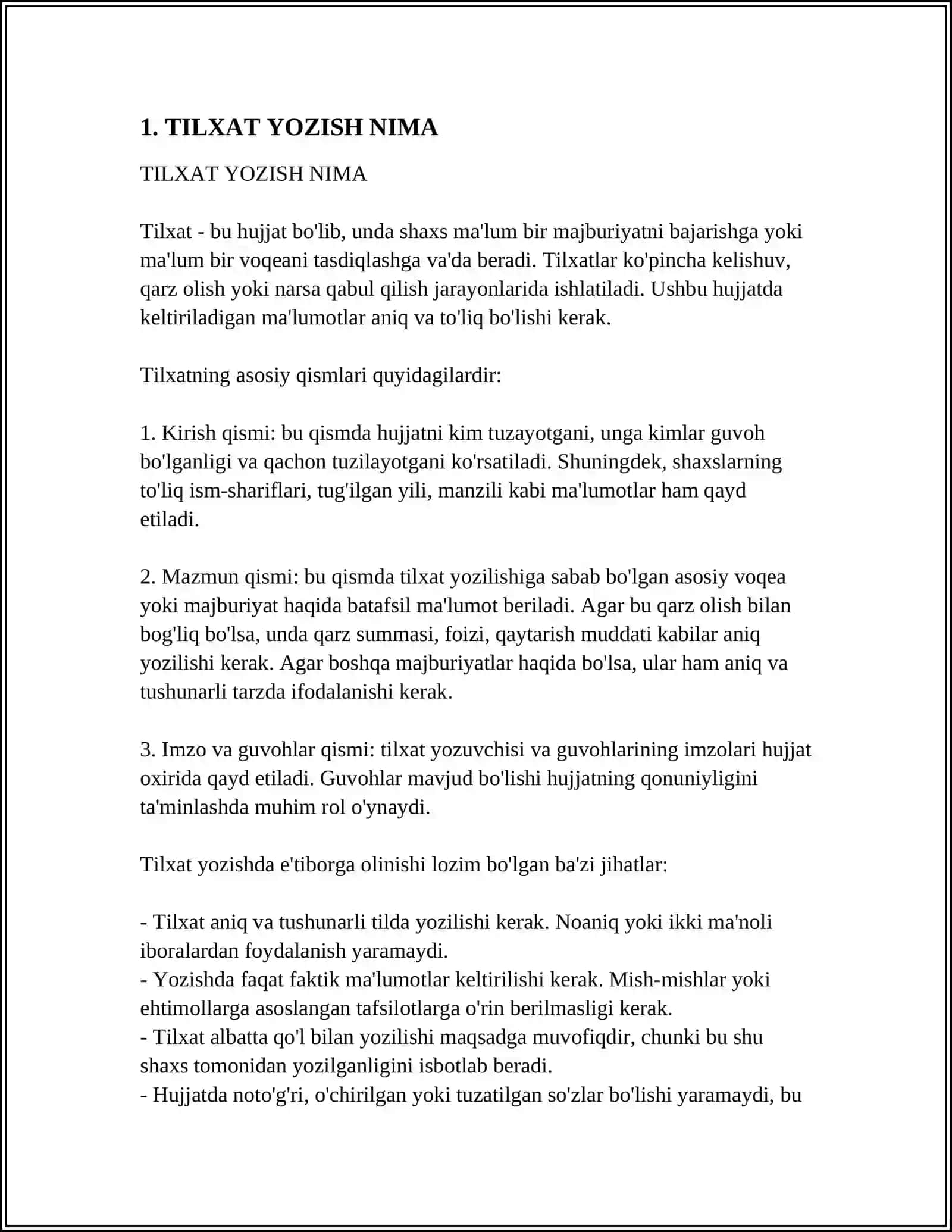 TILXAT YOZISH TARTIBI BILAN TANISHISH 3