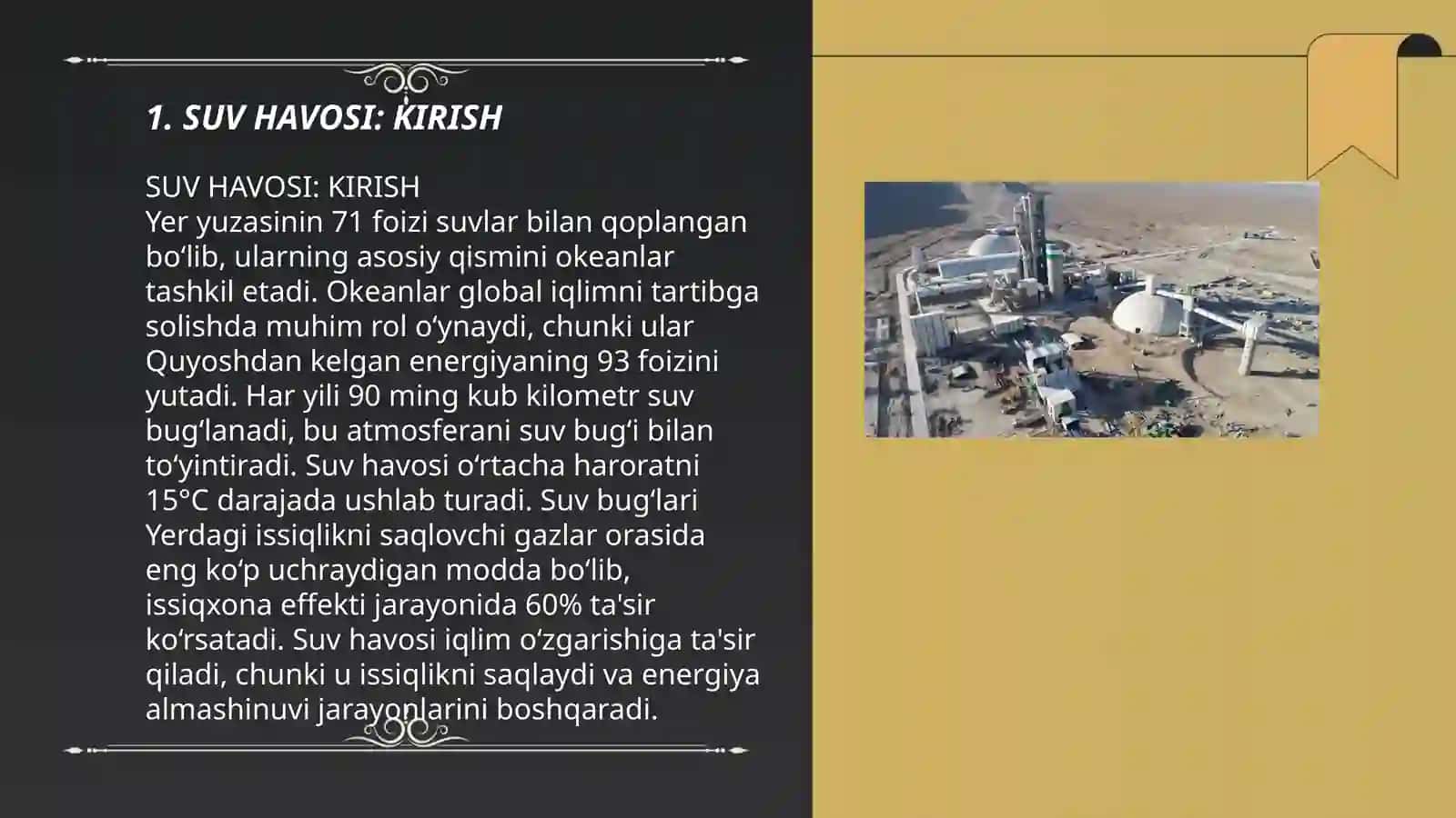 SUV HAVOSI: KIRISH 3