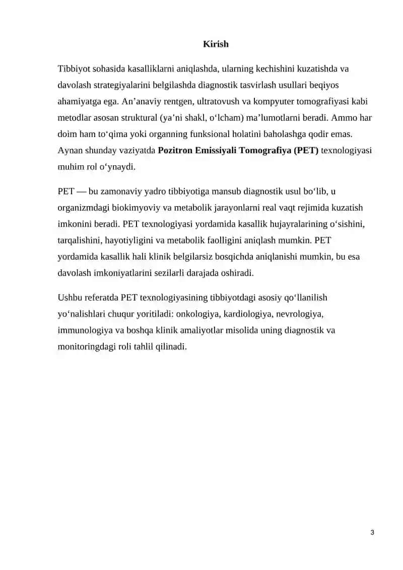 Positron-emission tomografiya (PET) 3