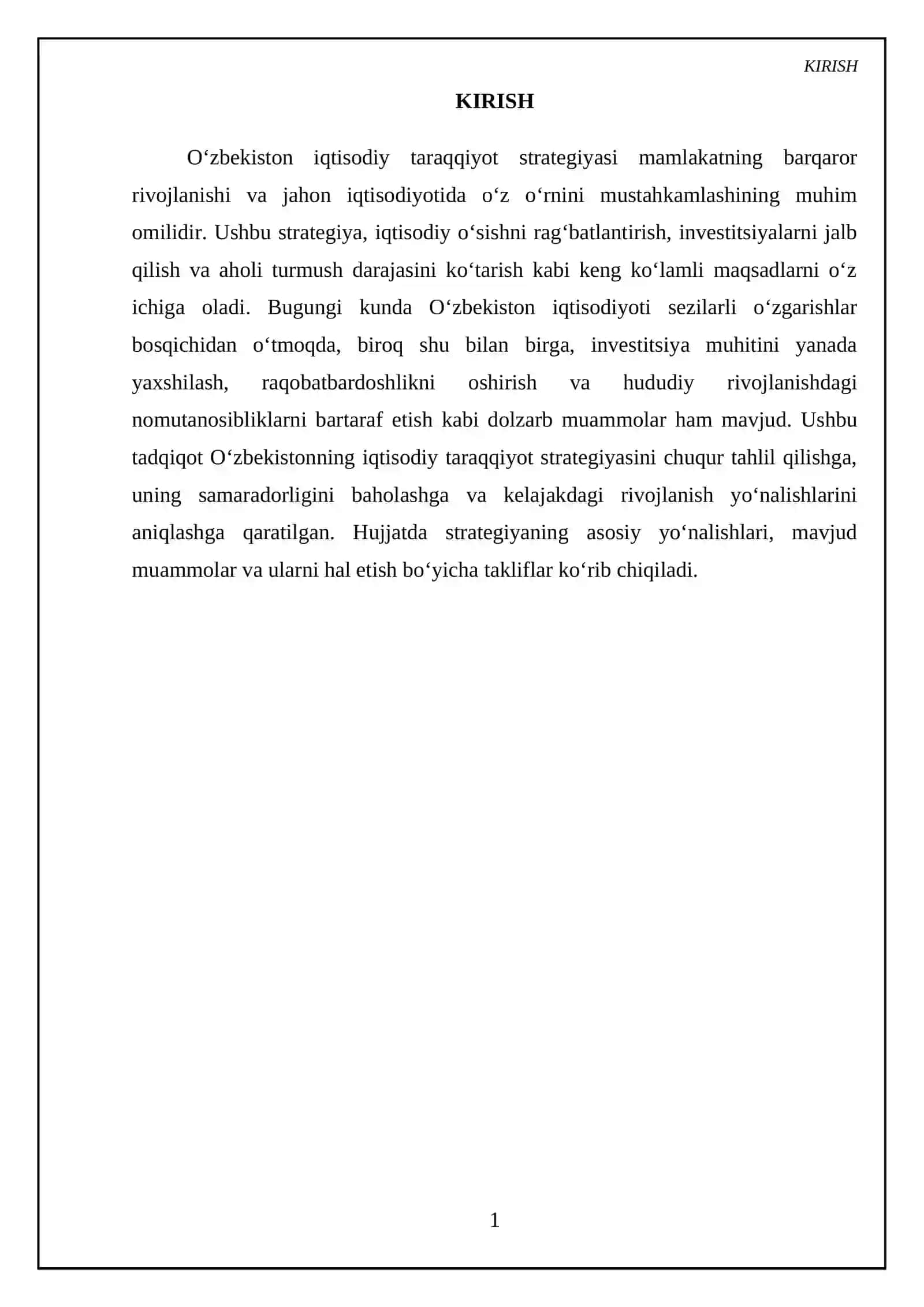 O'zbekiston iqtisodiy tarraqiyot strategiyasi 3