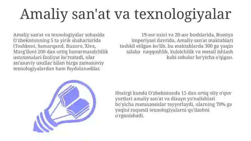 Amaliy san'at va texnologiyalar 3