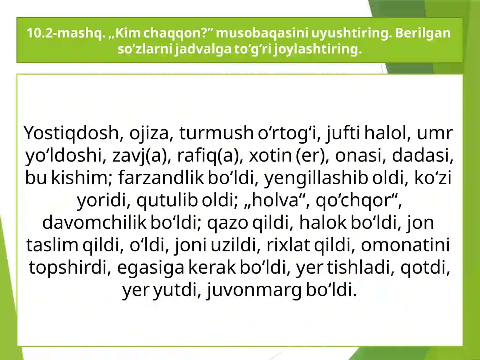 EVFEMIZM VA DISFEMIZMLAR 3