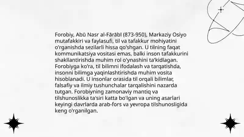 Abu Nasr Forobiyning lingvistik qarashlari 3