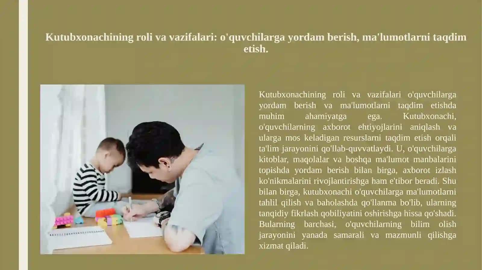 Kutubxonachi va o'quvchi o'rtasidagi muloqat pedagogikasi 3