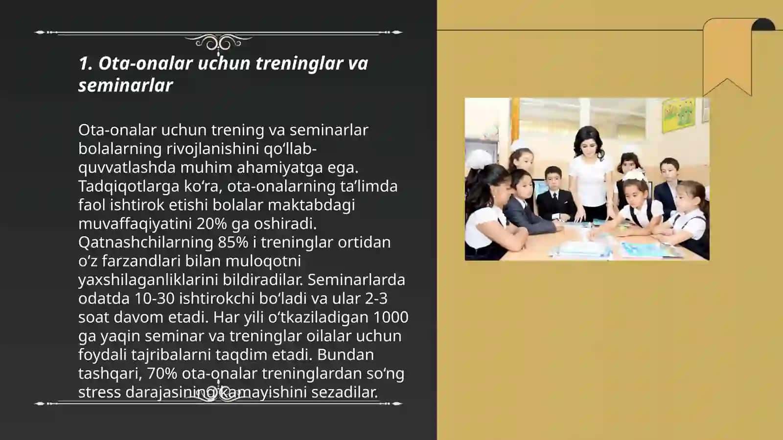 Ota-onalar uchun treninglar va seminarlar 3