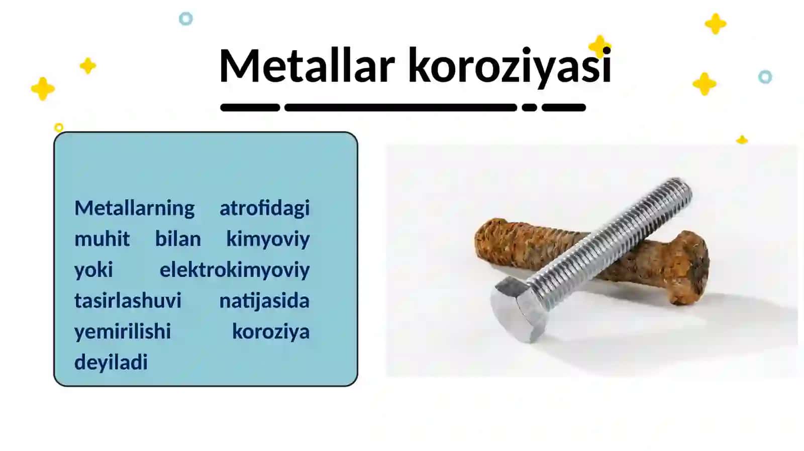 Metallar koroziyasi 3