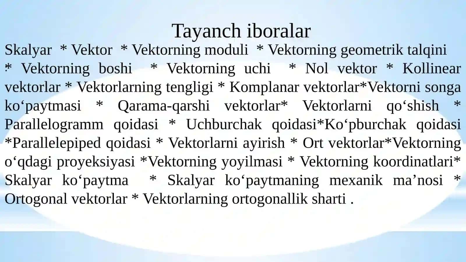 CHIZIQLI ALGEBRA VA ANALITIK GEOMETRIYA 3