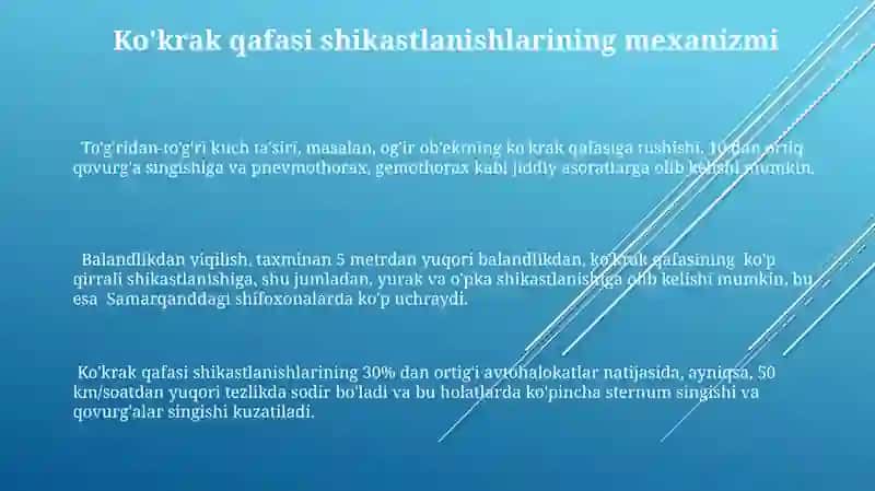 Ko‘krak qafasi a’zolari travmasi 3