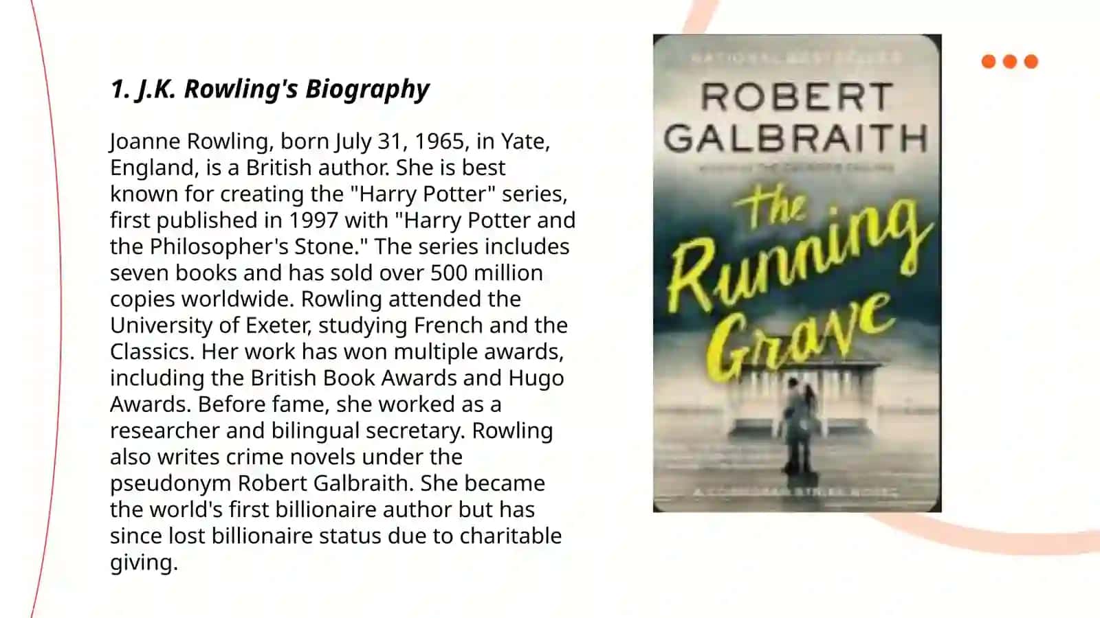 J.K. Rowling's Biography 3