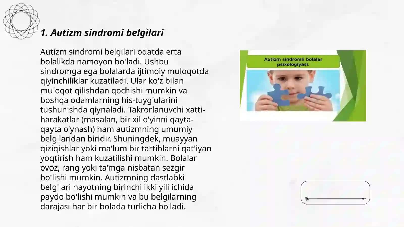 Autizm sindromli bolalar 3