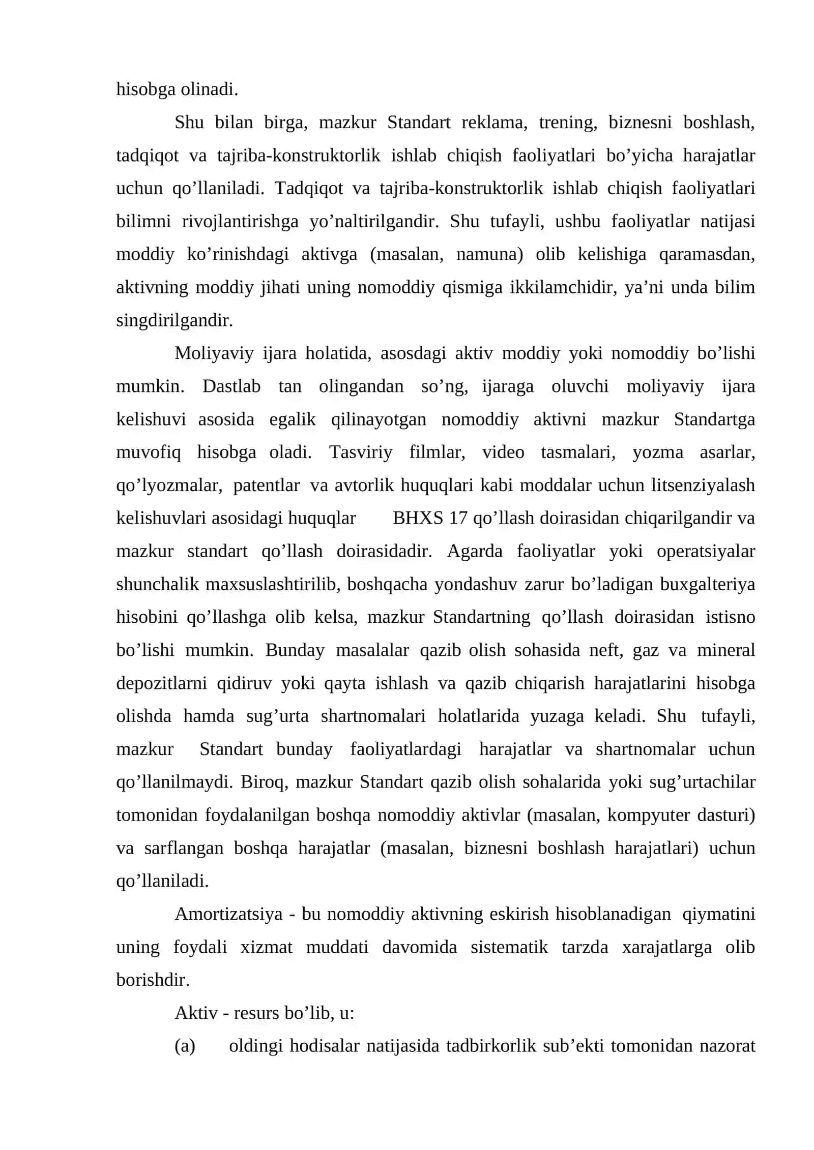 Nomoddiy aktivlar hisobi 3