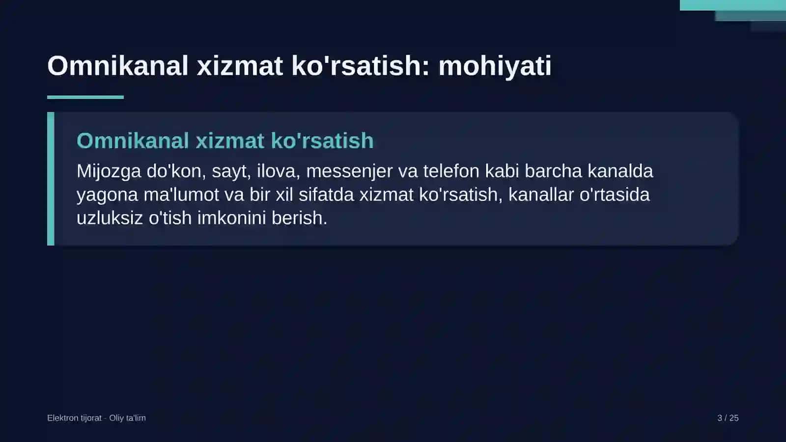 Elektron TIJORAT · OLIY TA'LIM 3