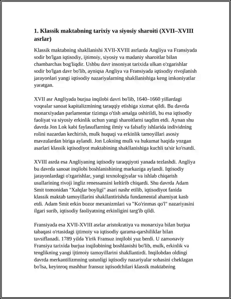 ANGLIYA VA FRANSIYADA KLASSIK MAKTABNING SHAKLLANISHI 3