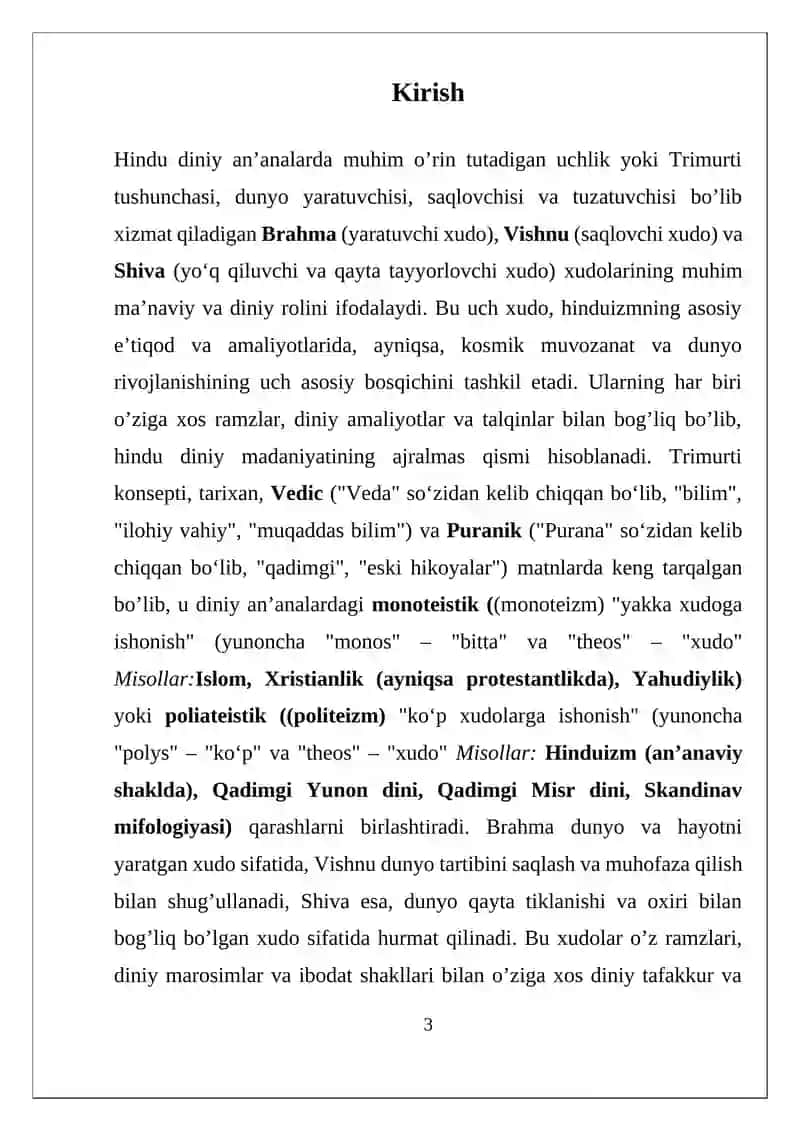 Hinduizmdagi Uchlik (Trimurti Xudolari) 3