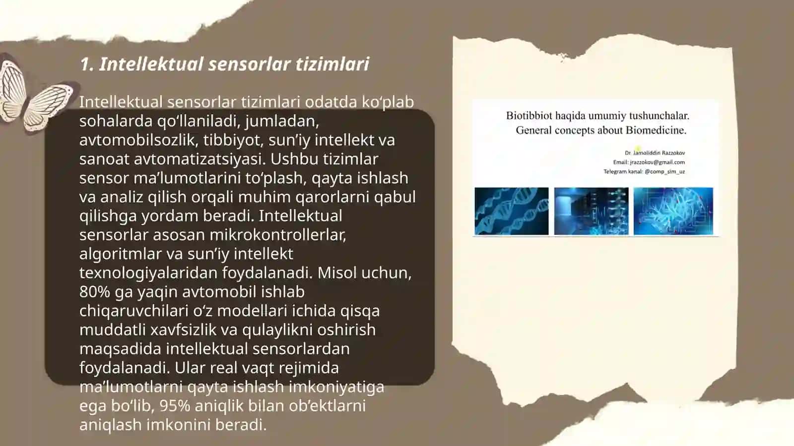 Biotibbiyotda intellektual o'lchov texnikasi 3