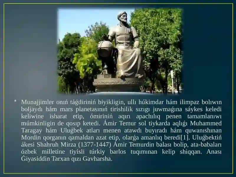 Mirza Ulug’bek 3