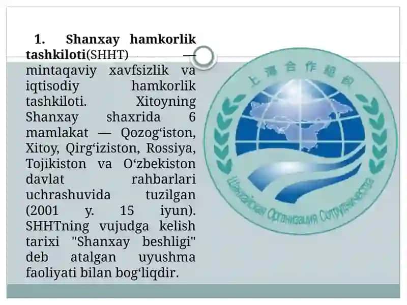 Shanxay Hamkorlik Tashkiloti 3