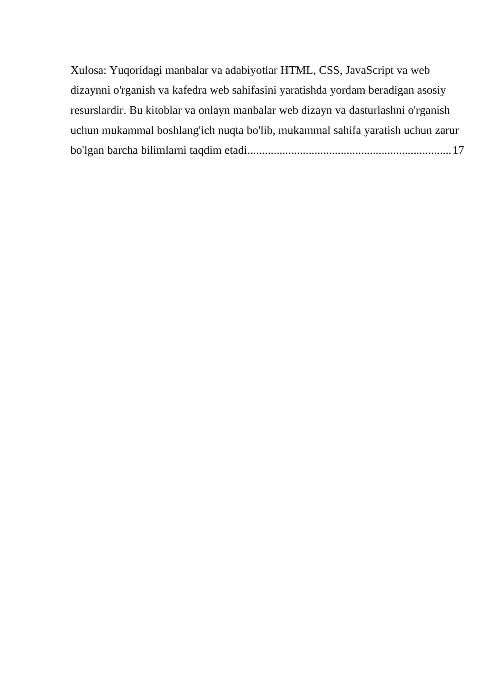 KAFEDRA web sahifasini yaratish glossari 3